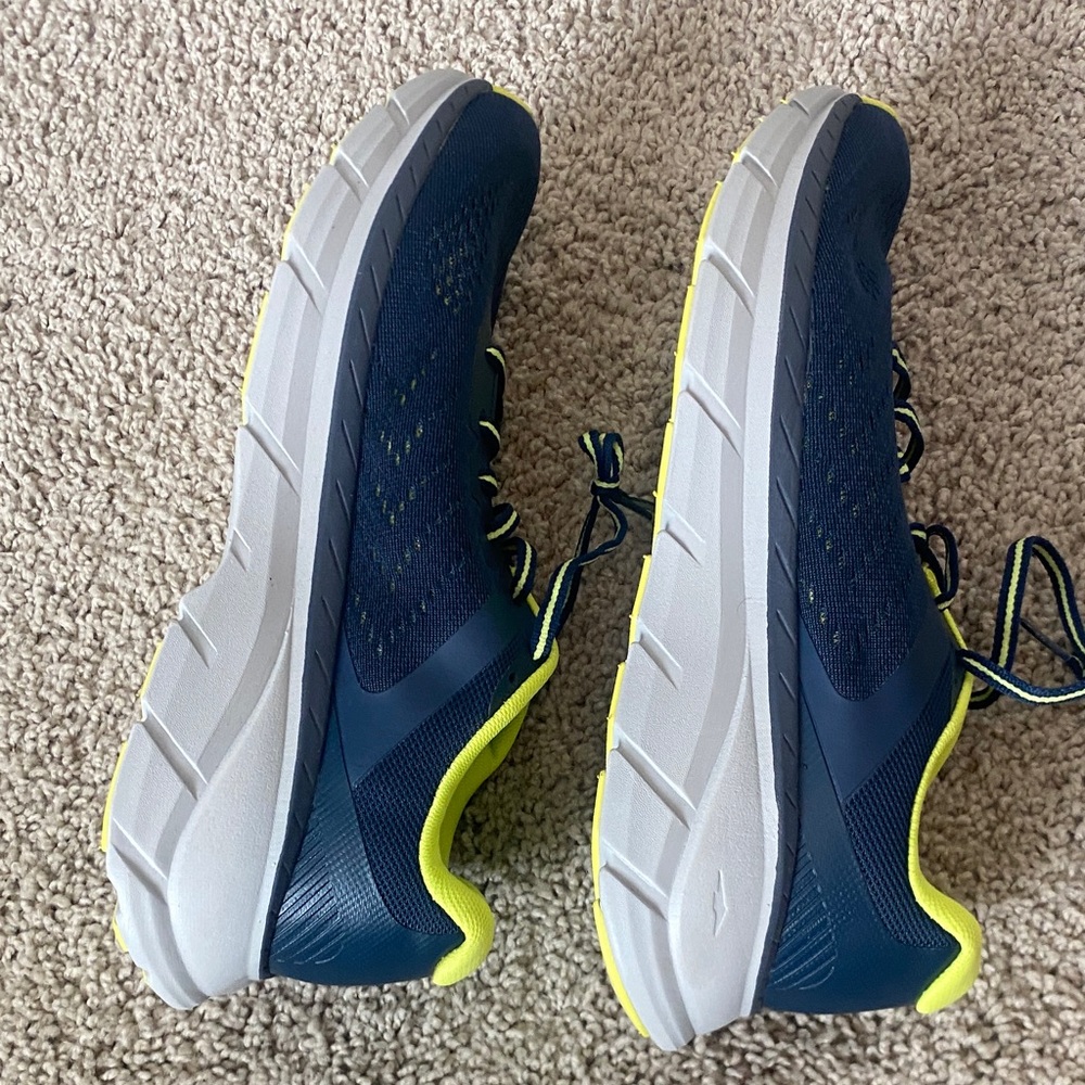 Avia Navy and Neon Lime Running Shoes - Picture 5 of 8